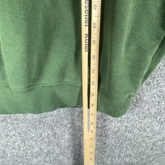 VTG Michigan State Spartans Sweatshirt Mens large Green Embrodiered Faded Y2K - Picture 11 of 13